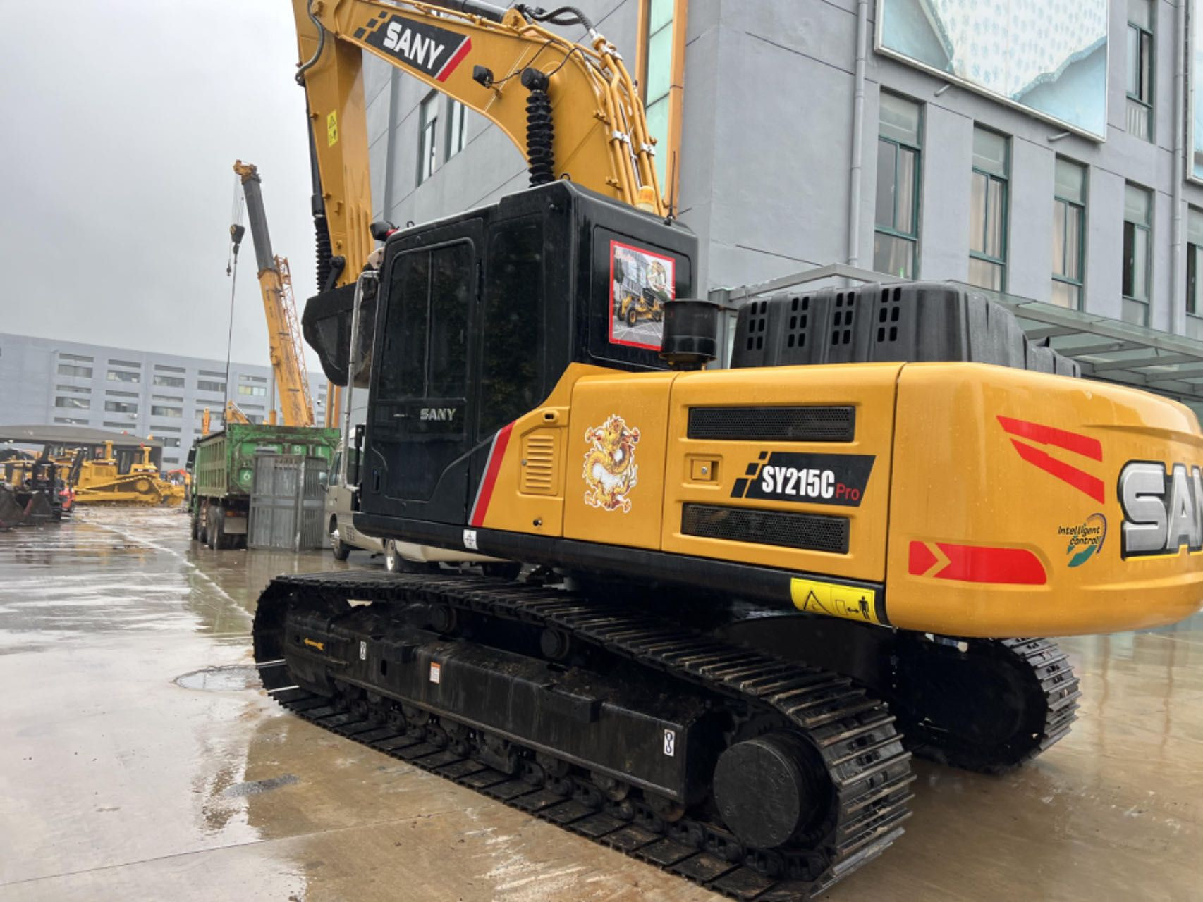 low hours 2021 year used China brand original Sany 215c excavator secondhand excavators
