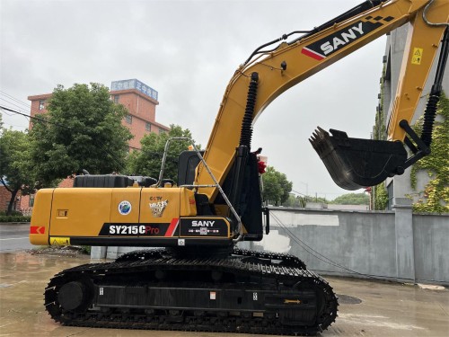 low hours 2021 year used China brand original Sany 215c excavator secondhand excavators